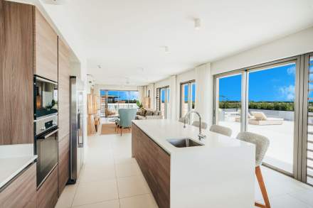Penthouse kitchen - Domaine grand baie in Mauritius, residence in mauritius